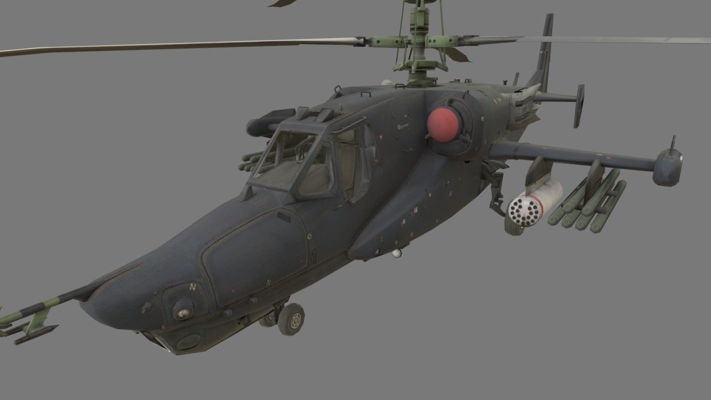 Kamov Ka-50 3d Model - Turbosquid 1242589