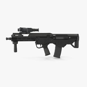 msbs assault rifle 3D model