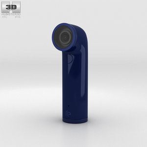 htc camera blue 3D model