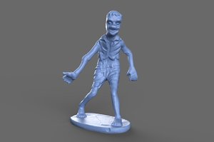 3D toys zombie walking