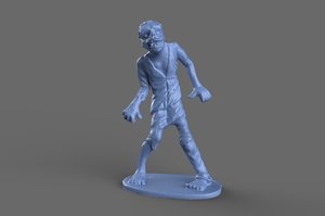 toys zombie walking 3D model