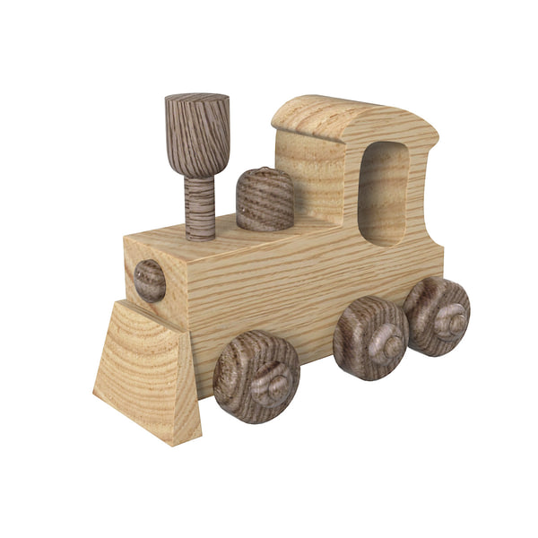 childrens wooden train