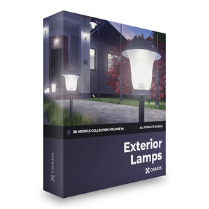 exterior lamps 3D model
