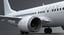 3D model boeing 737-8 generic white