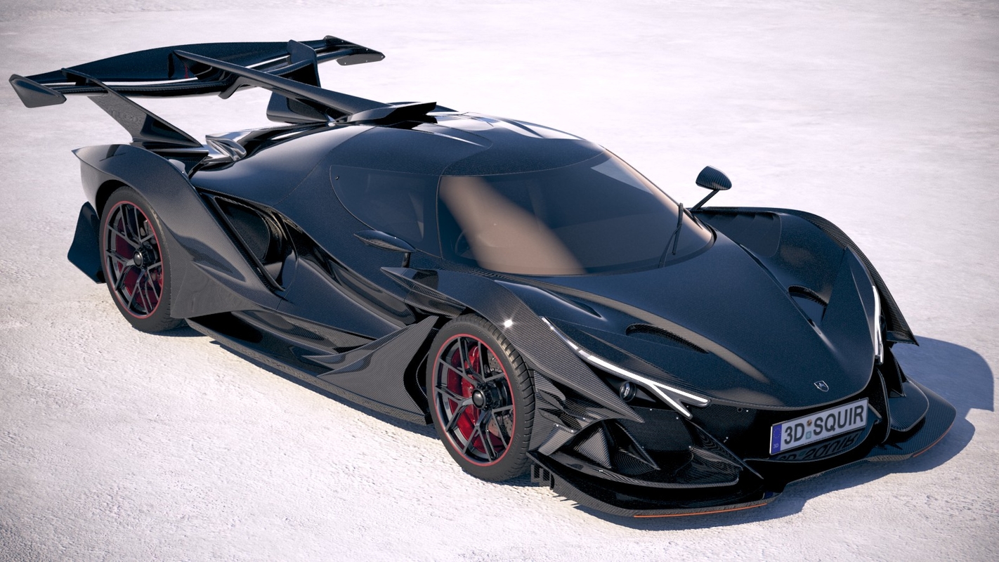 3D gumpert apollo intensa - TurboSquid 1243224