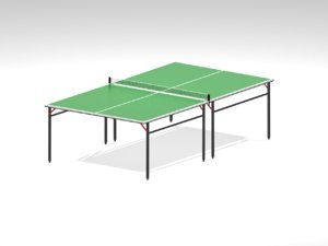 ping-pong table 3D model