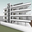 3D revit apartments building