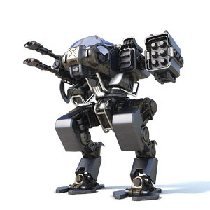 robot warrior 3D model