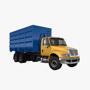 3D roller container truck