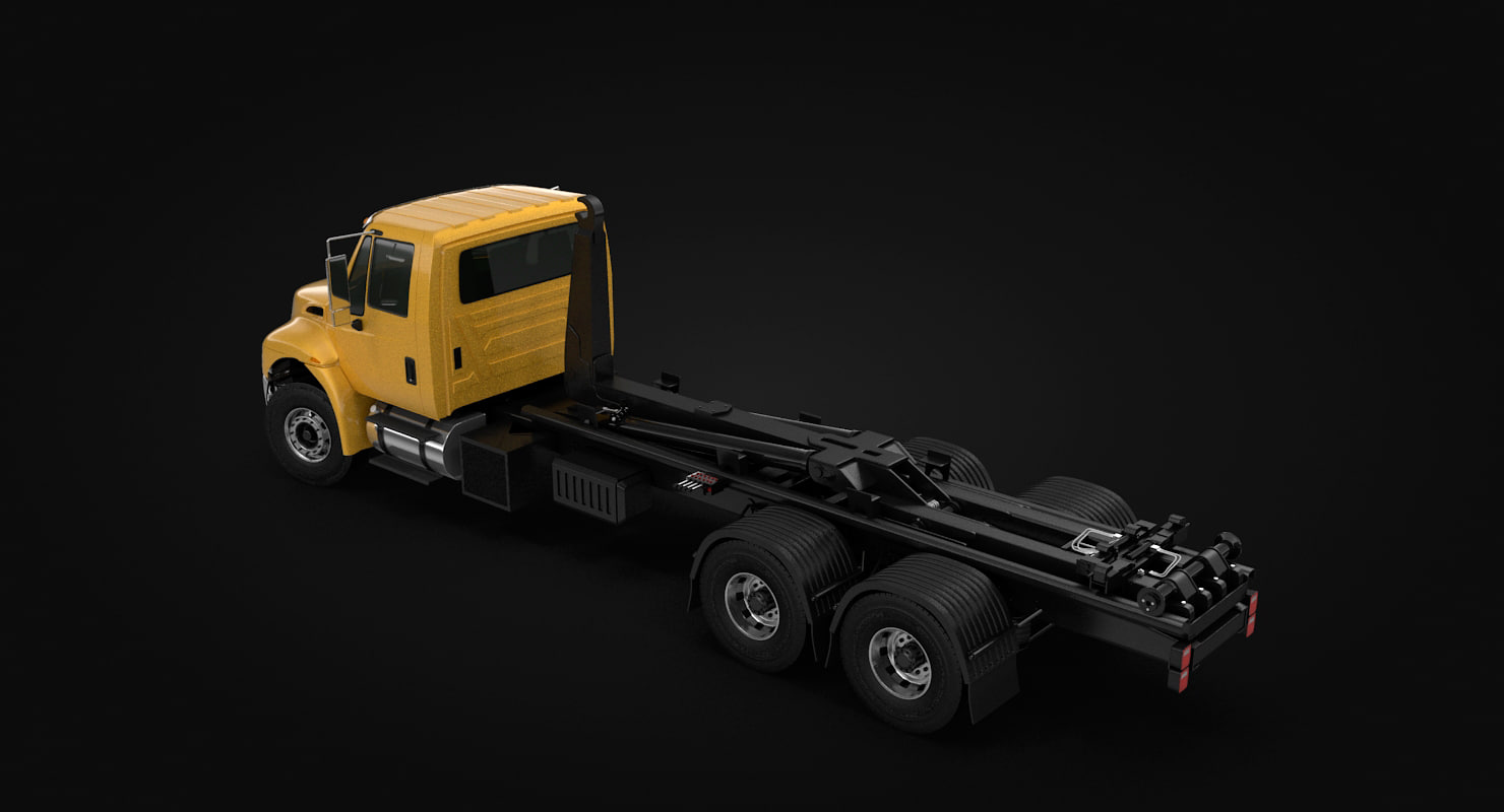 3d roller container truck
