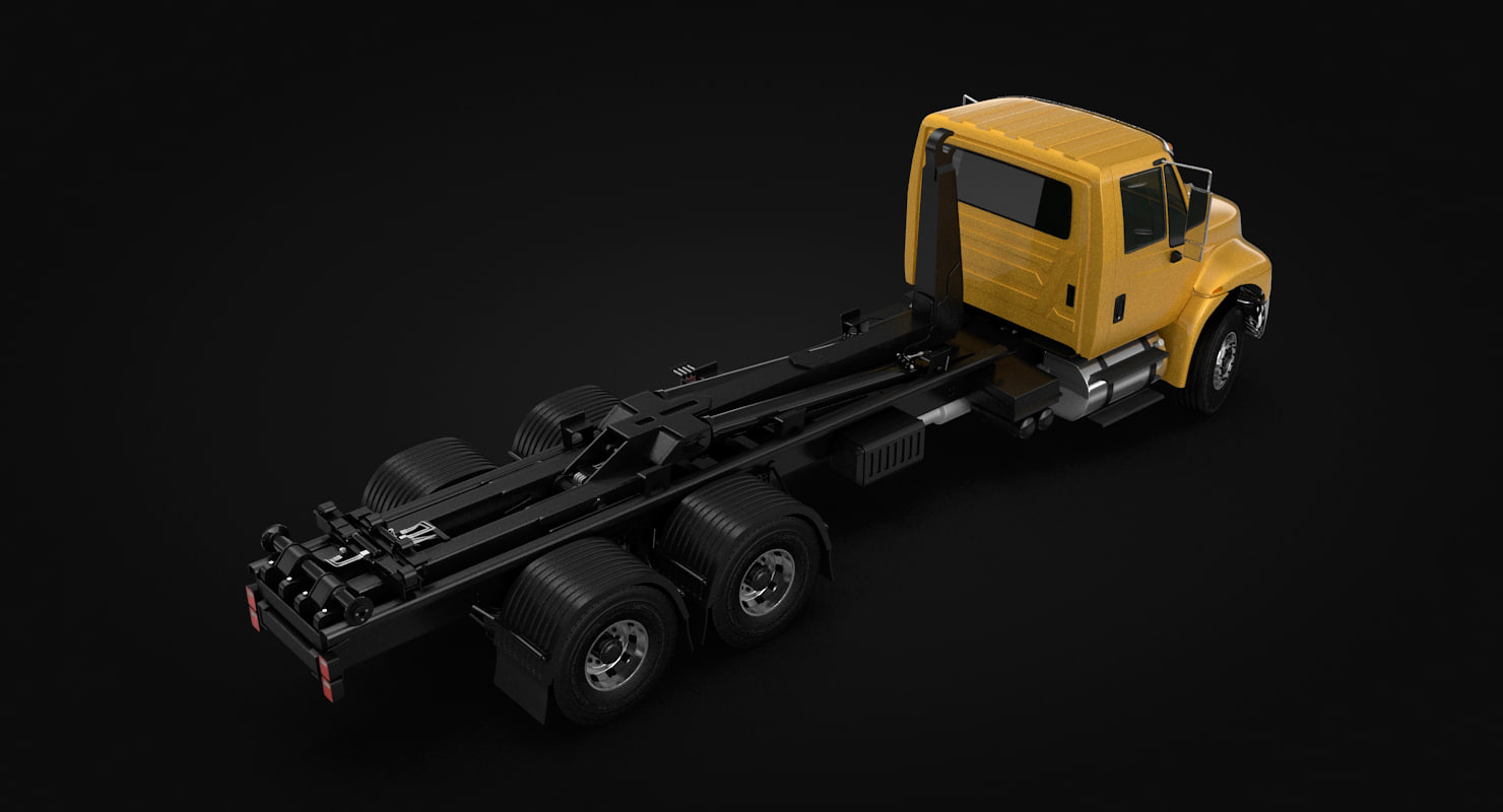 3d roller container truck
