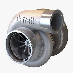 3D model gtx3584r turbocharger garrett