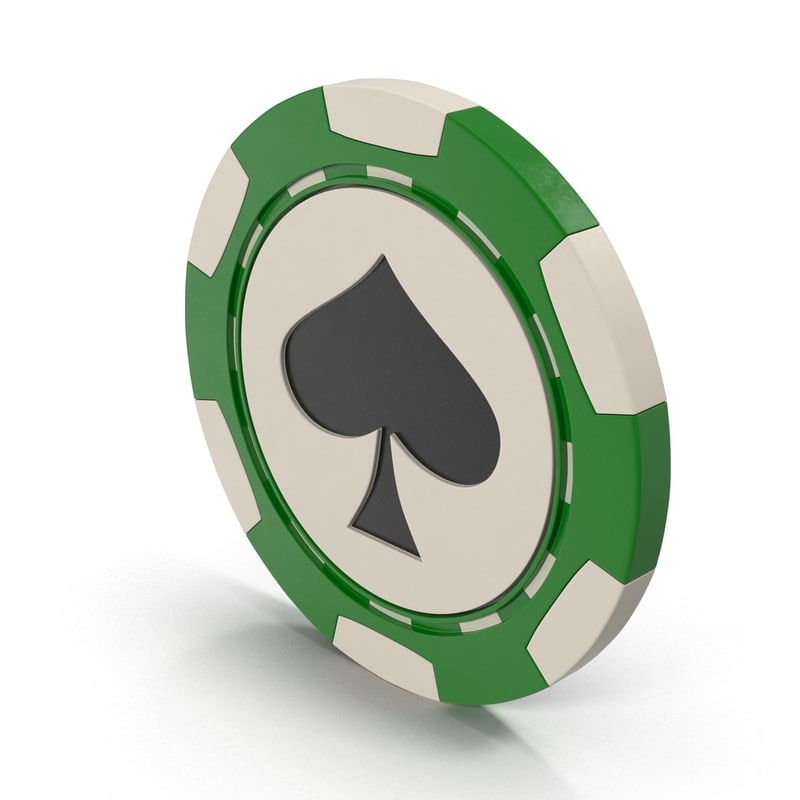 3D spades casino chip TurboSquid 1243688