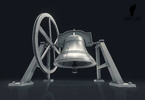 3D mission church bell