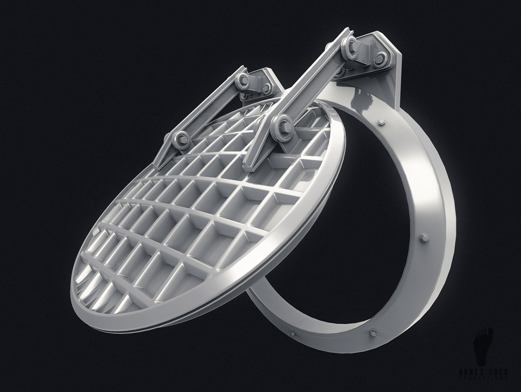 3D sewer flap gate - TurboSquid 1243696