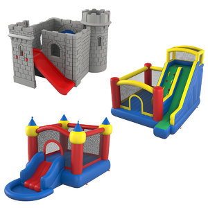 toy castle 3D model
