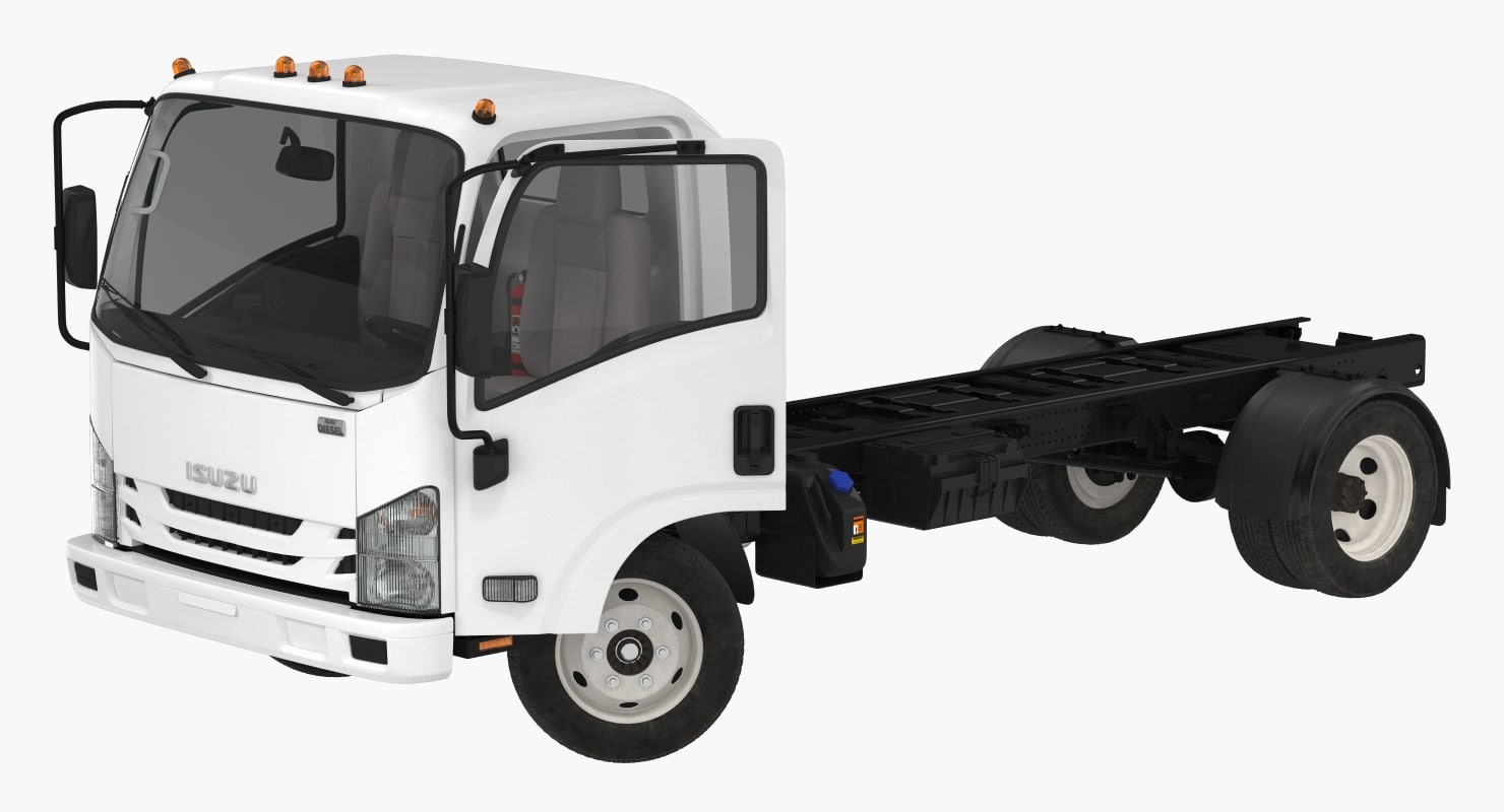 Commercial truck isuzu npr 3D - TurboSquid 1243736