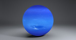 3D neptune 2k globe