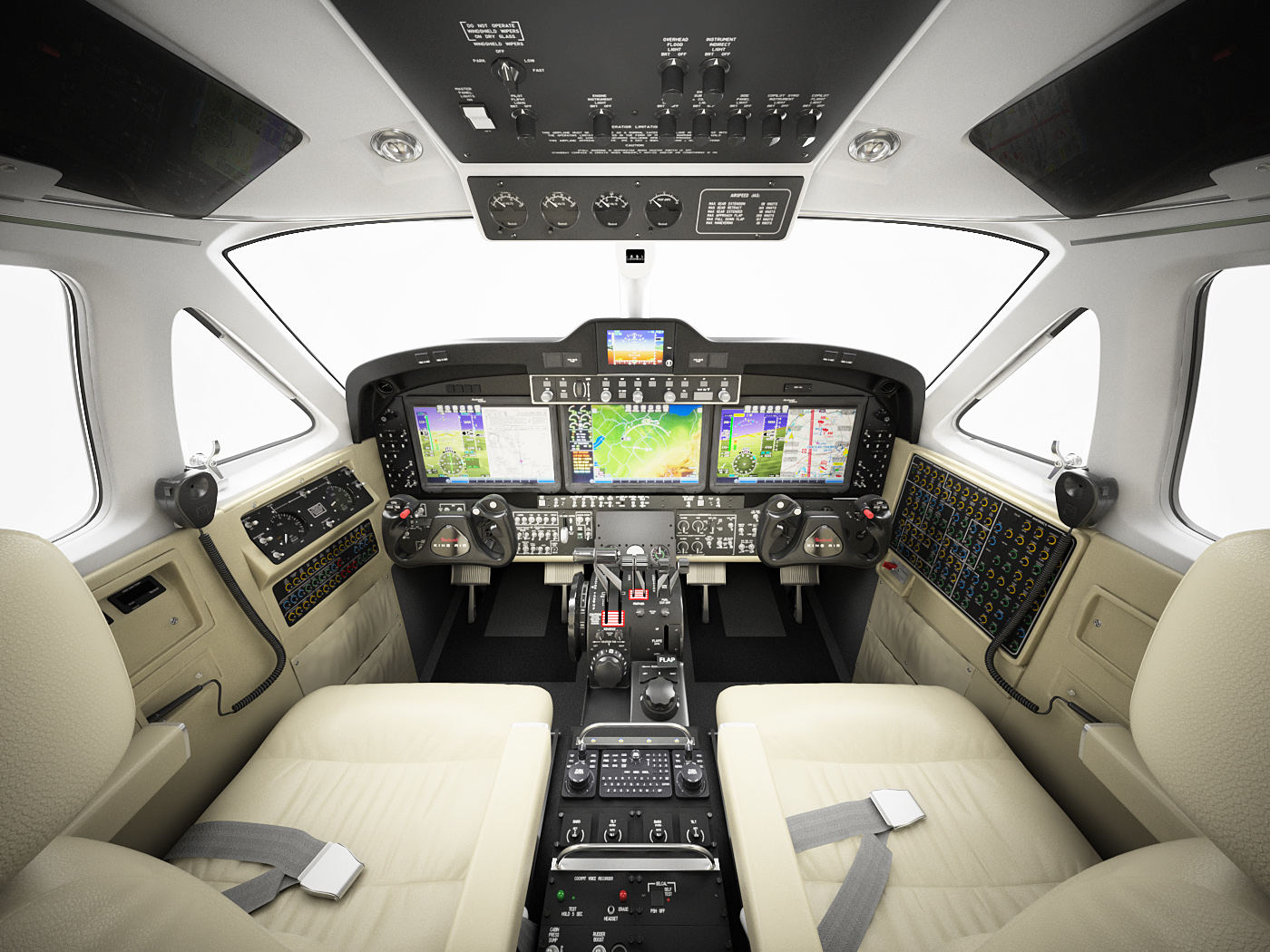 Beechcraft King Air C90gtx Interior