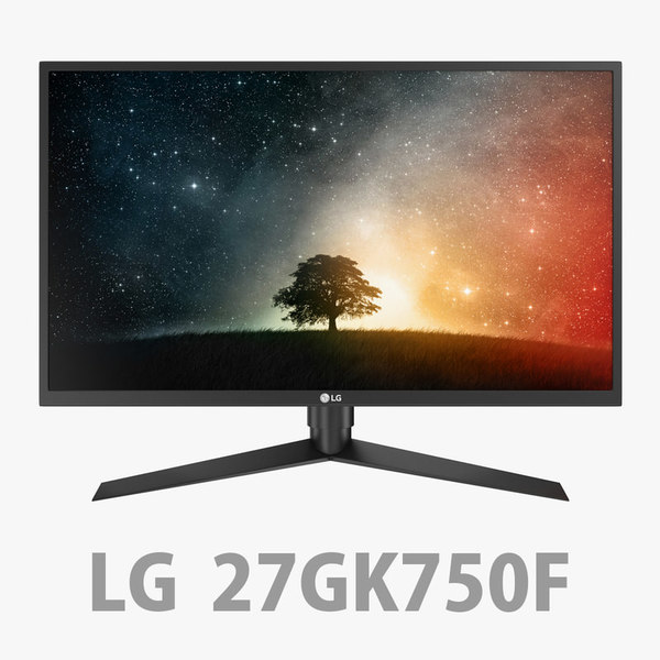 modelo 3d E3D - Monitor LG 27GK750F-B - TurboSquid 1244070