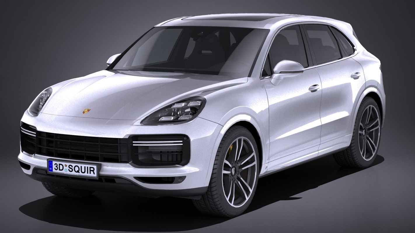 Porsche cayenne turbo 3D model TurboSquid 1244189