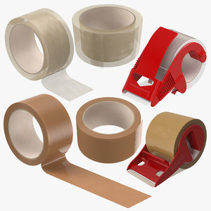 packing tapes 3D model