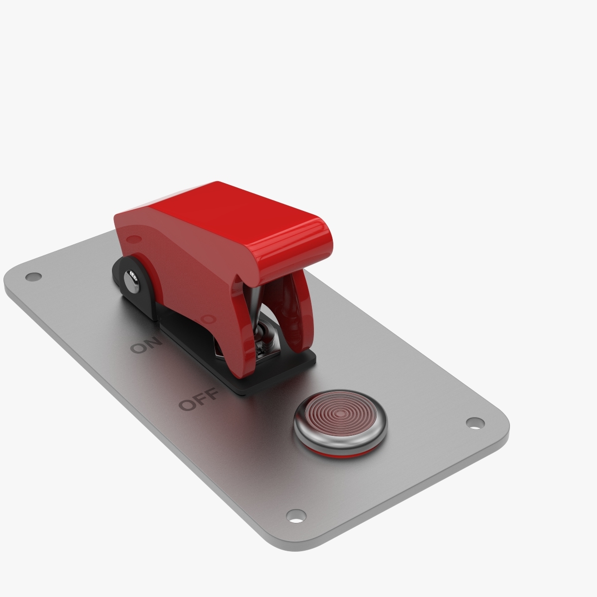 Toggle switch button 3D TurboSquid 1244328
