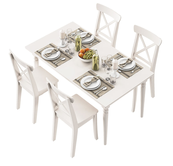 Ikea Ingatorp Ingolf Table And Chairs With Serving 3d Model Download 3d Model Ikea Ingatorp Ingolf Table And Chairs With Serving 101232 3dbaza Com