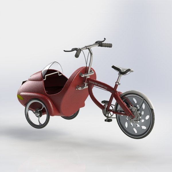 3d三轮车模型