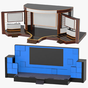 3D stages award tech model
