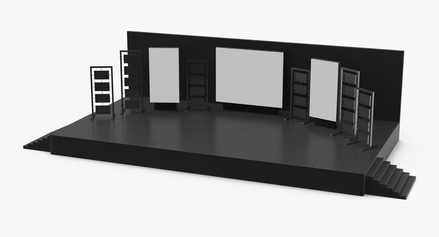 3D model concert stages - TurboSquid 1244415