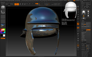 3D roman helmet model