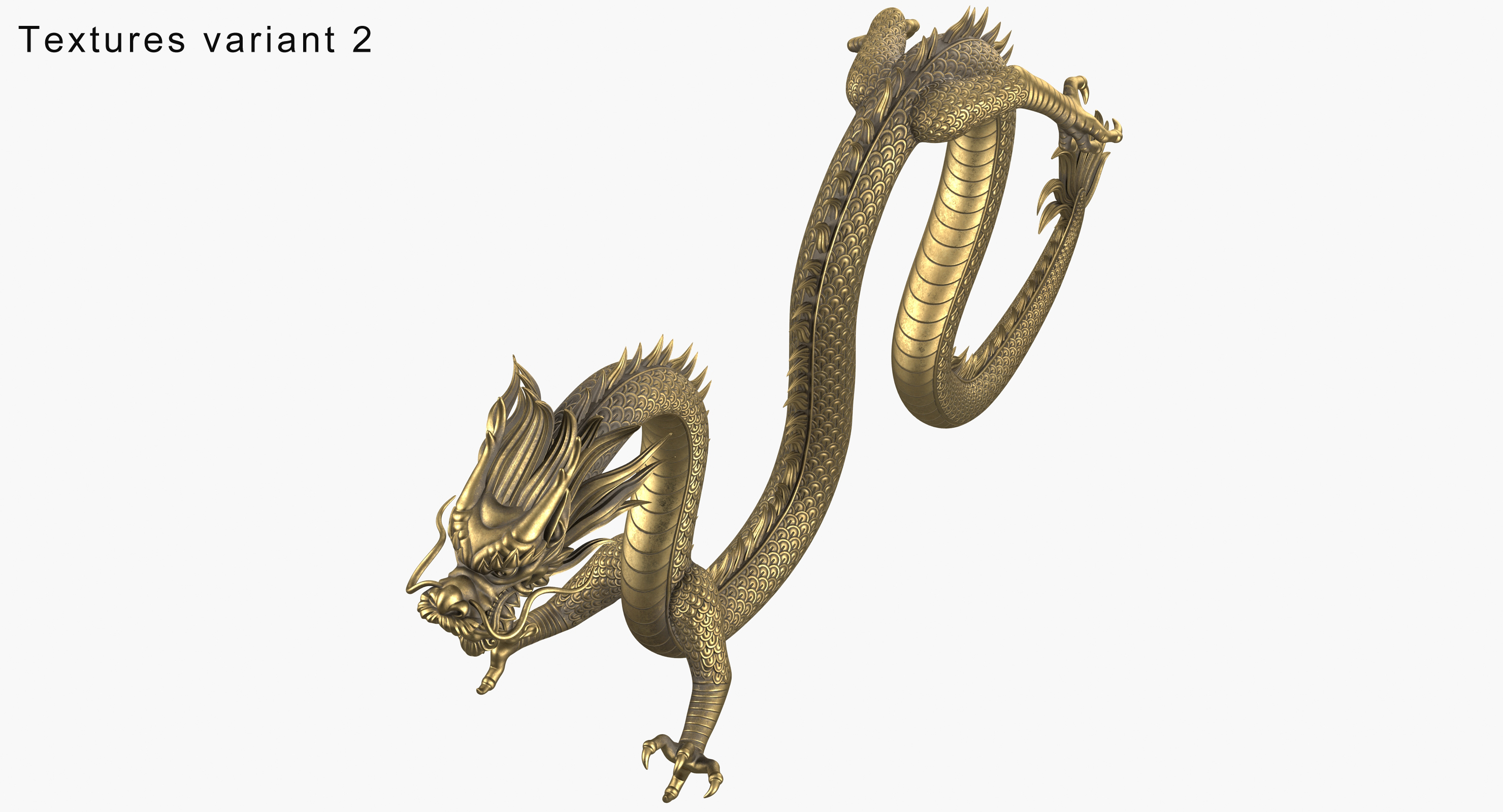 中国龙v1索具3d模型