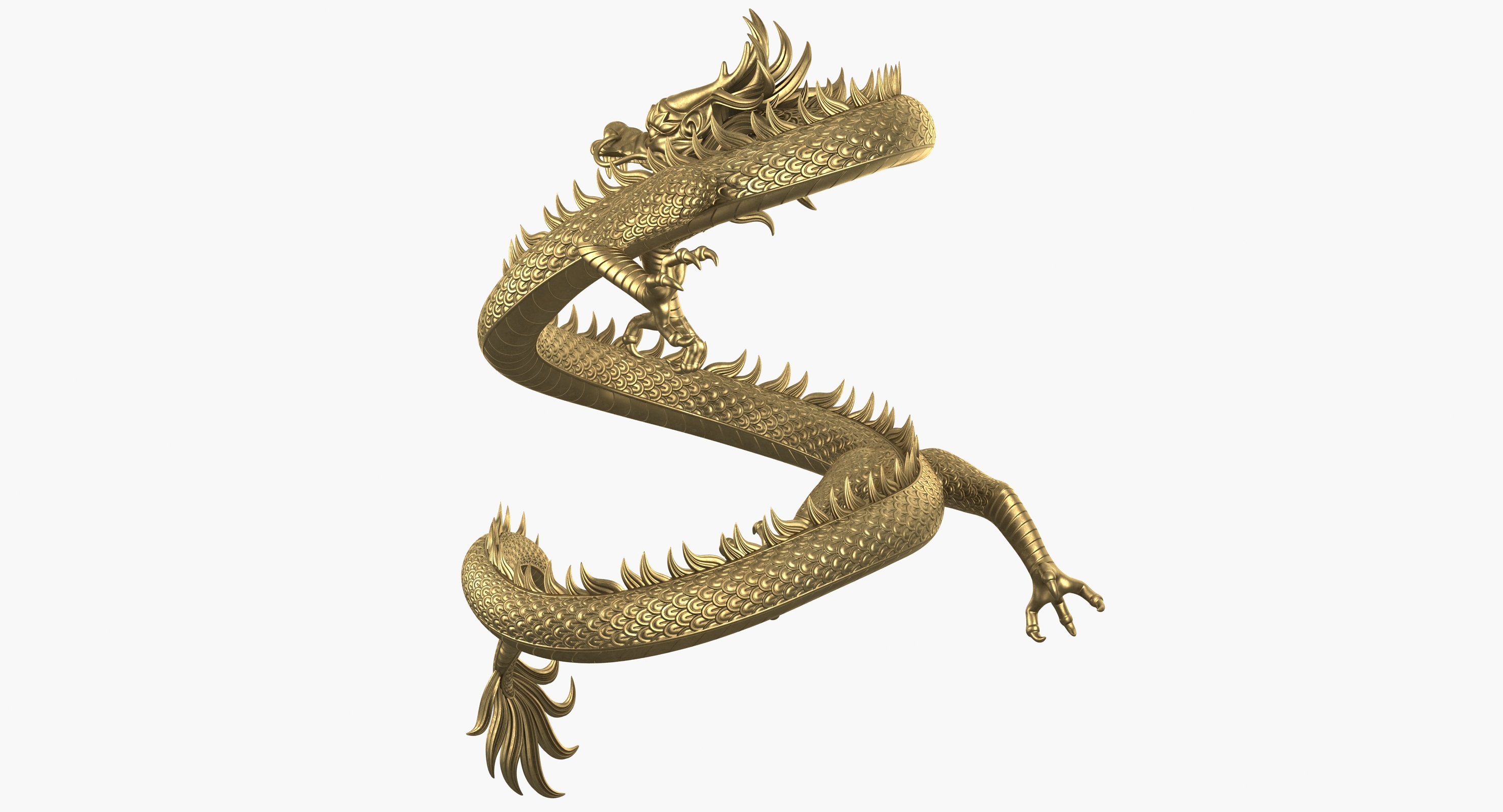 中国龙v1索具3d模型