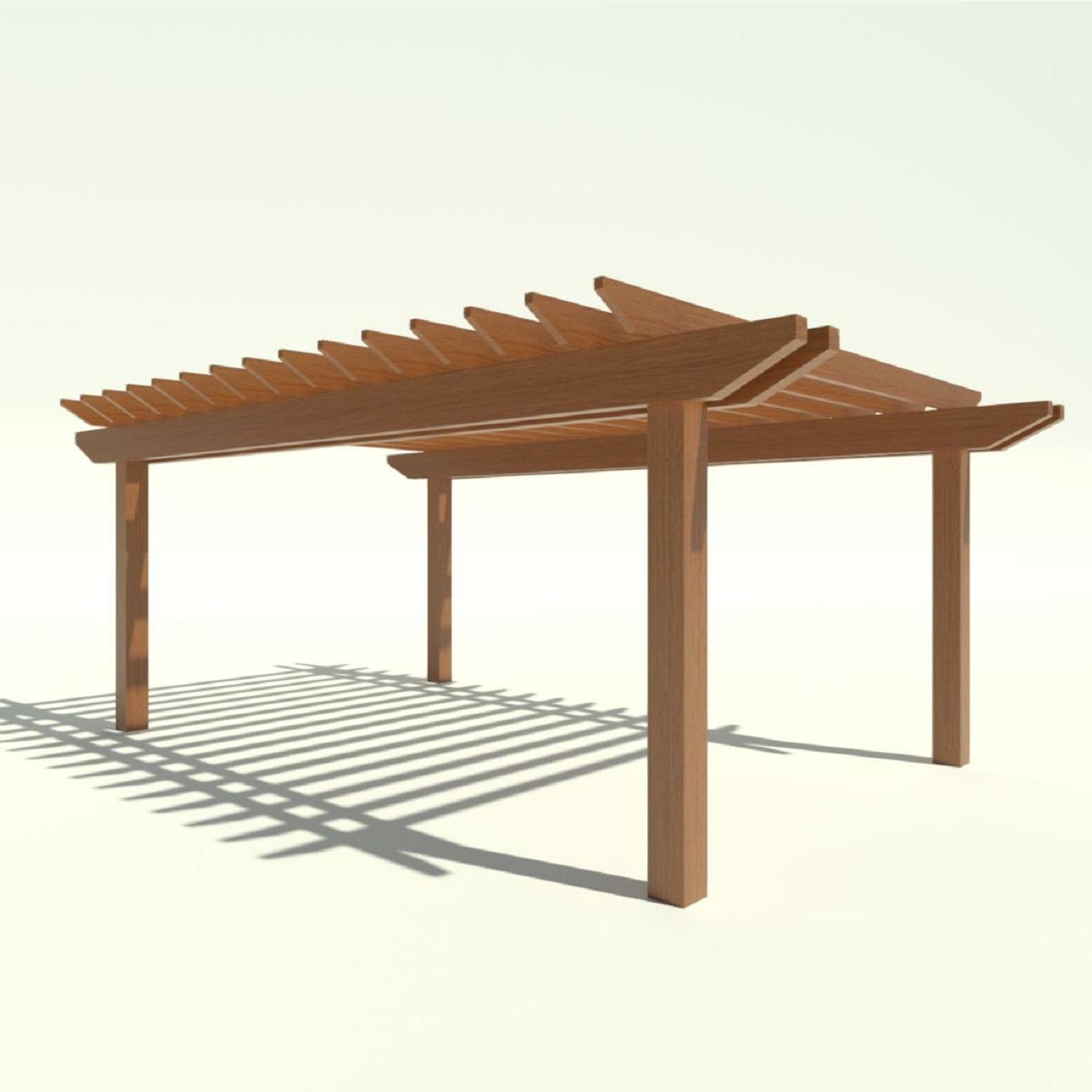 Pergola - glass 3D model - TurboSquid 1244584