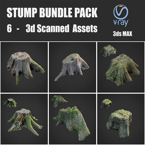 3D model stump pack
