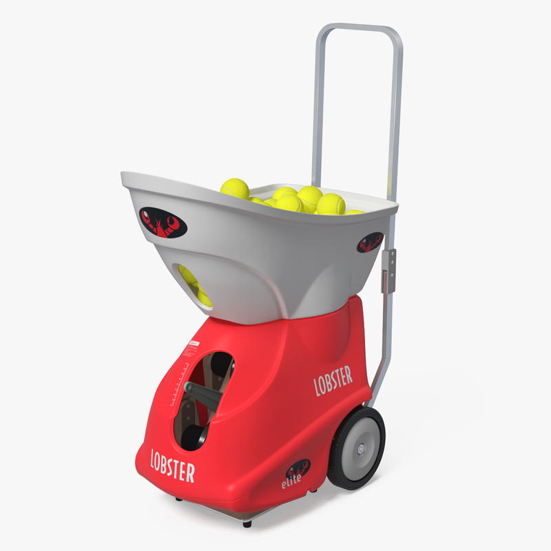 3D portable tennis ball machine TurboSquid 1244857