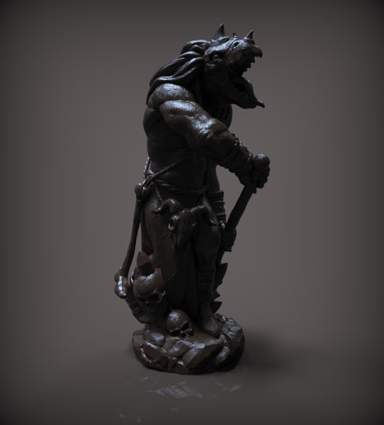 chess bishop black model