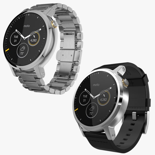 modelo 3d Moto 360 2nd Gen Silver (2) - TurboSquid 1245017