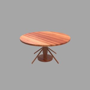 shaped table 3D model