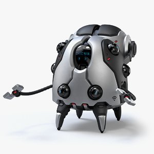 3D robot assistant model