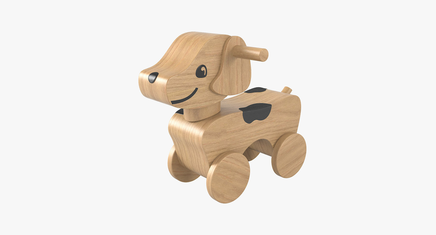 3D dog toy model TurboSquid 1245283