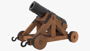 3D cannon artillery