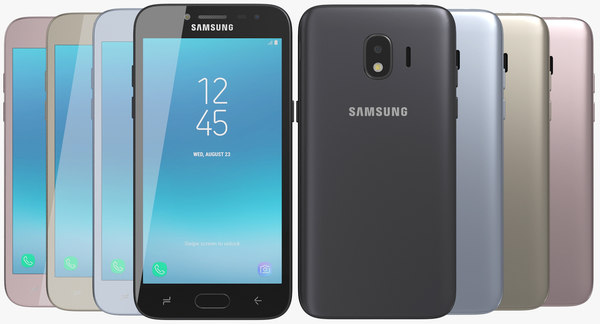 realistic samsung galaxy j2 3D model