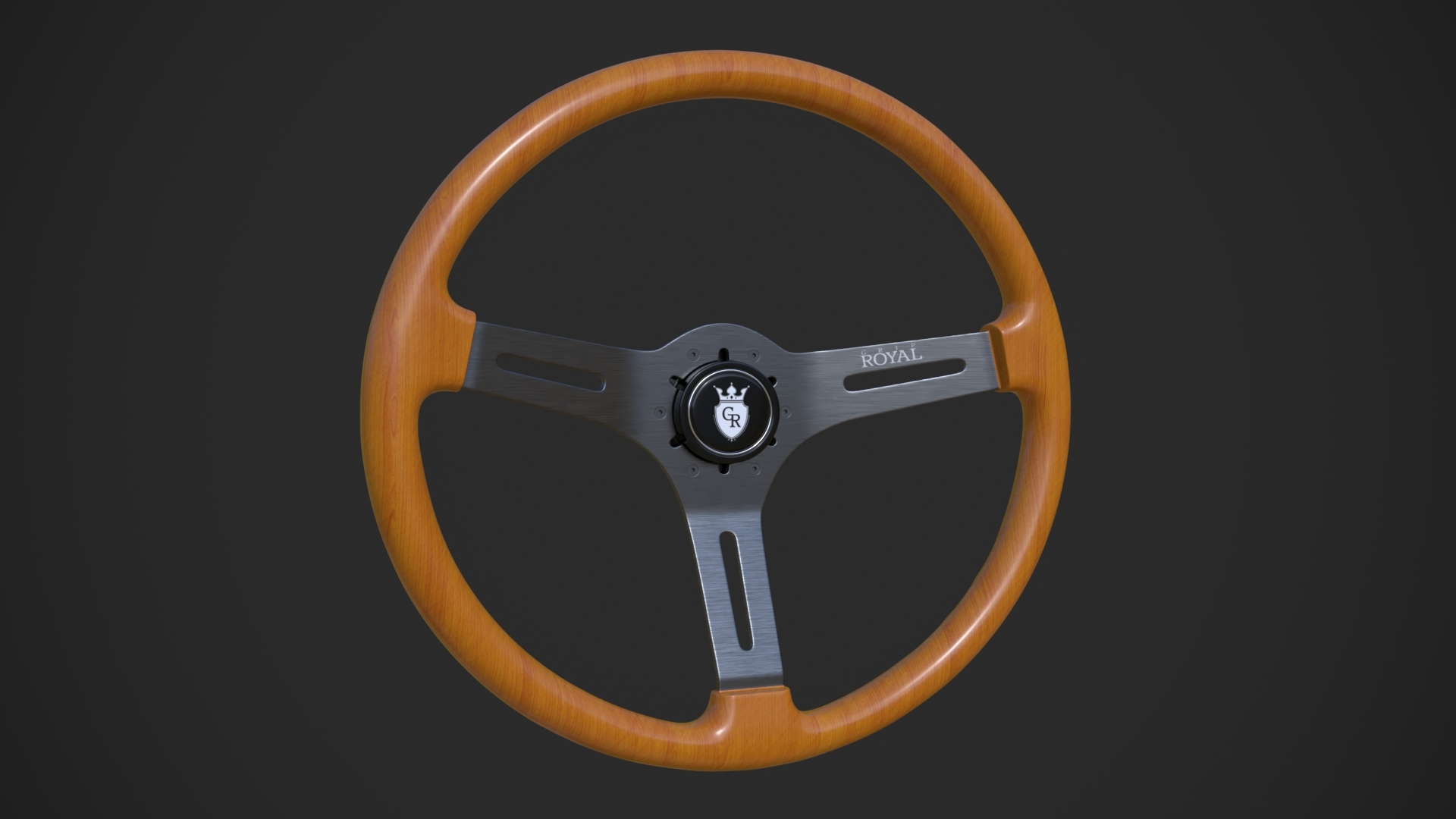 3D royal grip steering wheel model TurboSquid 1245310
