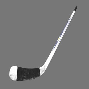 3D professional hockey stick model