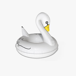 inflatable swan 3D