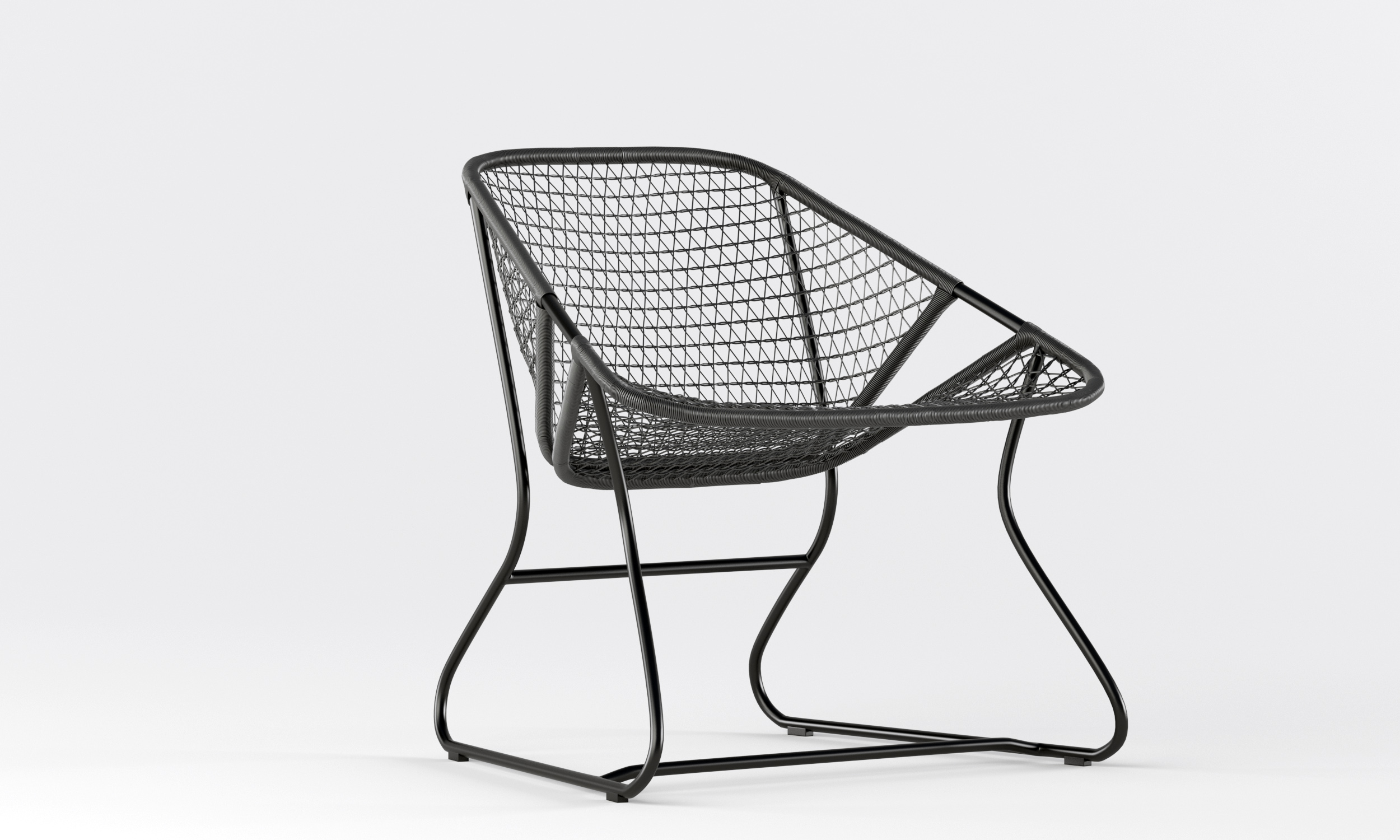 Outdoor rattan chair model TurboSquid 1245499