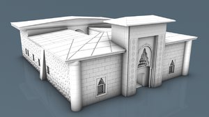 3D architectural amasya ottoman model