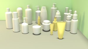 cosmetics cream roll-on perfume 3D